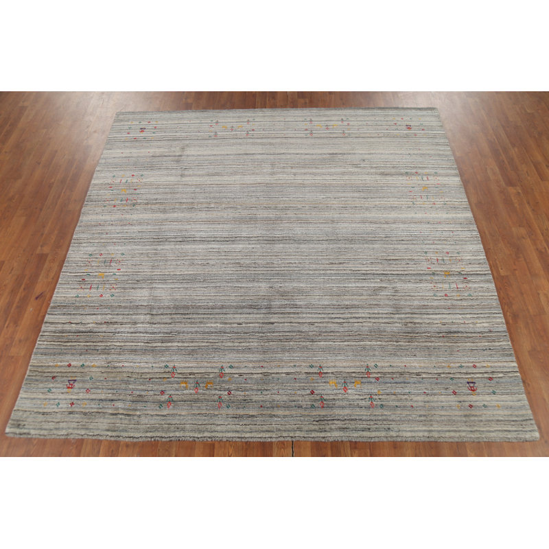 Tapis oriental rayé Gabbeh