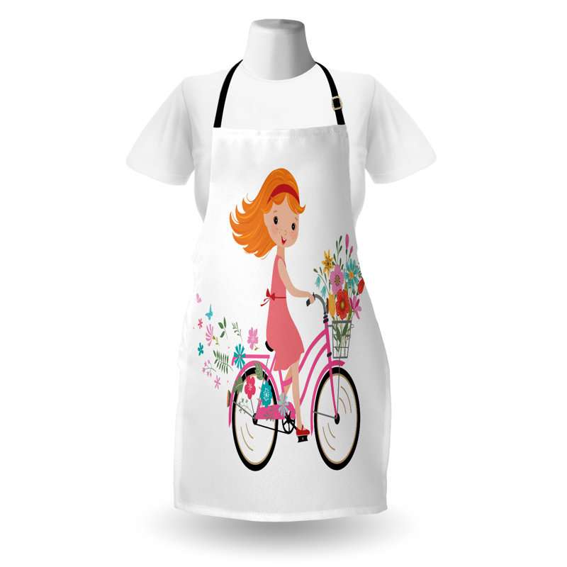 No Pattern Bib Apron