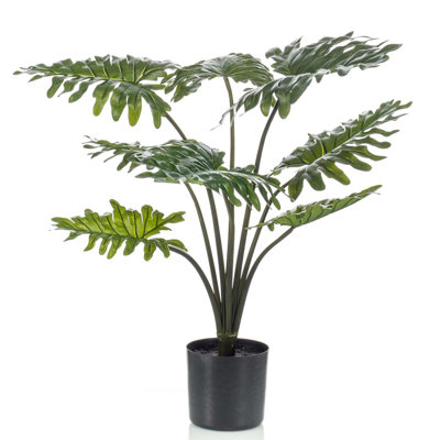 Emerald Artificial Plant Philodendron with Pot 60cm