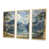 Toile naturelle avec cadre flottant