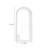 Half-Circle Solid Wood+Rattan Full Length Mirrors-841199043