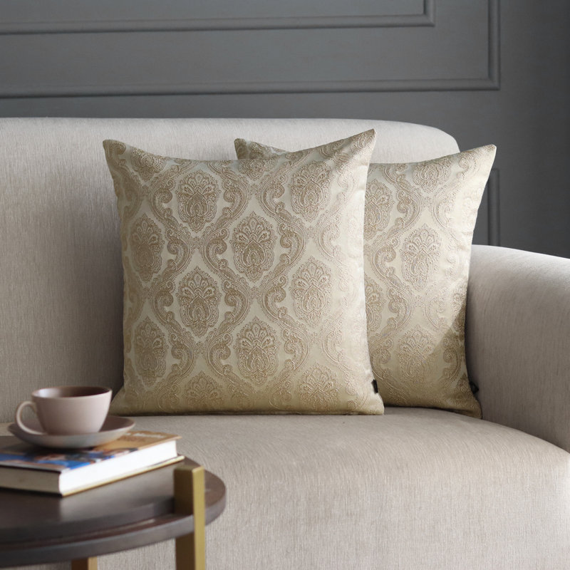 Housse de coussin Taj I Amber, Beige