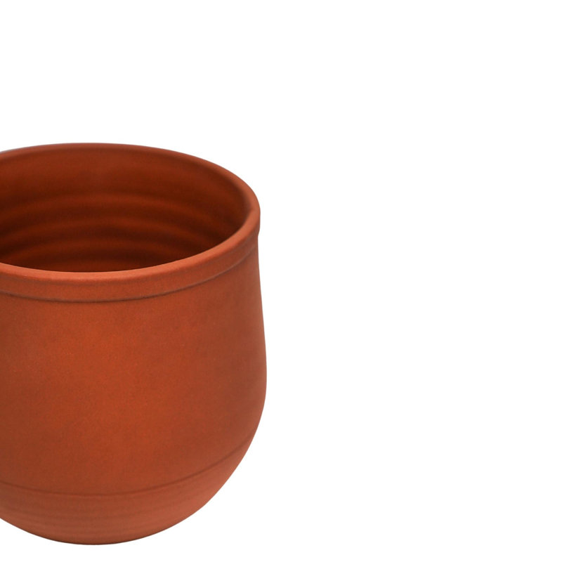 Kew Handthrown Planter, 17 cm H x 19 cm W x 19 cm D, Umber