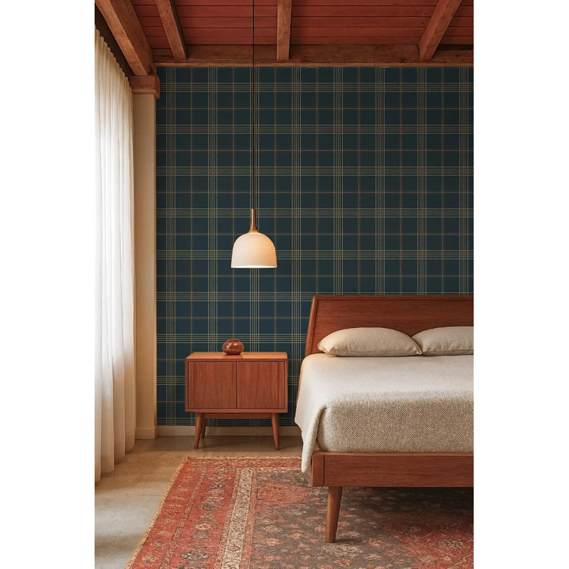Tideway, Gold Night, Faux Grasscloth