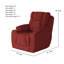 Fauteuil inclinable près du mur pour homme-102032157-102032160