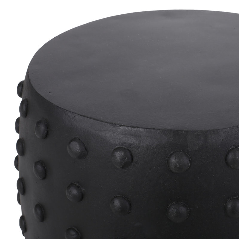Table d'appoint d'extérieur en béton léger
