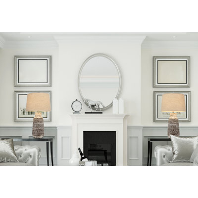 Scottsboro 150W 3-Way Ceramic Table Lamps With Soft Burlap Drum Shades Set Of 2 27" H