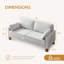 Upholstered 66'' Loveseat