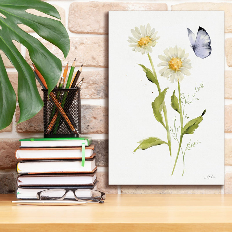 "Epic Graffiti" Wild for Wildflowers 4 "par Katrina Pete, art mural sur toile, 12 po x 18 po