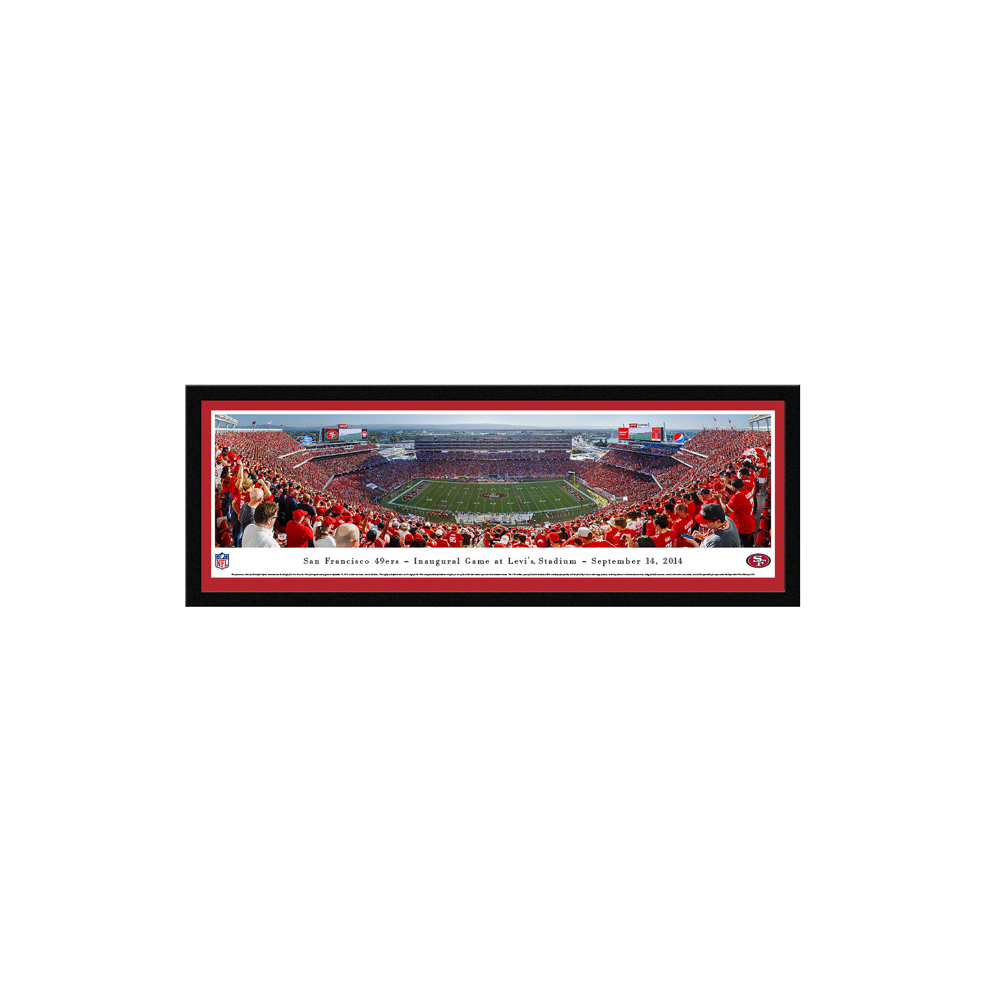 San Francisco 49ers Poster Wall Art - Levi's Stadium Framed Panoramic  Picture