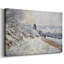 «The Road to Vetheuil», effet de neige, toile tendue de 1970-2013056457