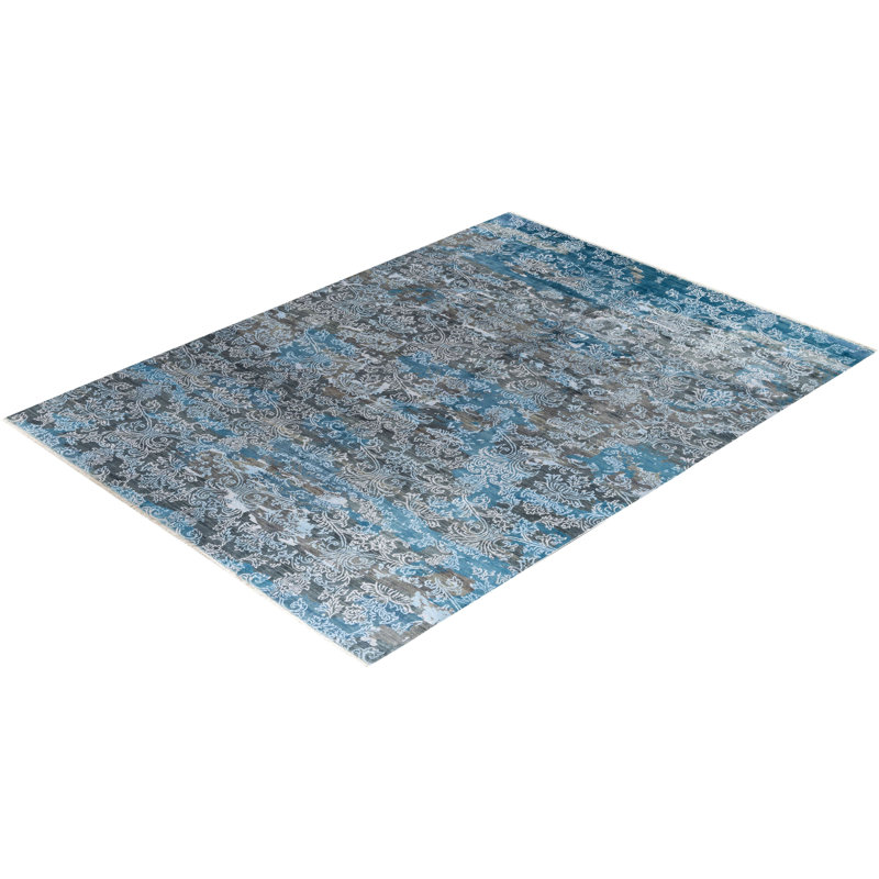 Overdyed One-of-a-Kind 9' 0" X 12' 2" Hand Knotted Area Rug