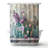 Bottles – Home – Polyester Shower Curtain, Dye Sublimation Print, 71" W × 74" L-1830924749