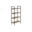 Bibliothèque, bibliothèque, 4 niveaux, 48 po, bureau, métal stratifié pour chambre à coucher-132923087