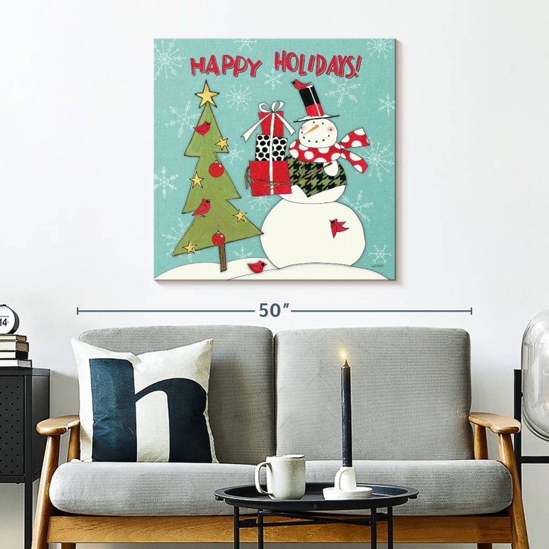 Sentiments de bonhomme de neige Lelend V, H 30 po x l 30 po