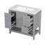 Meuble-lavabo simple 36 po avec plateau Leiding-49431053