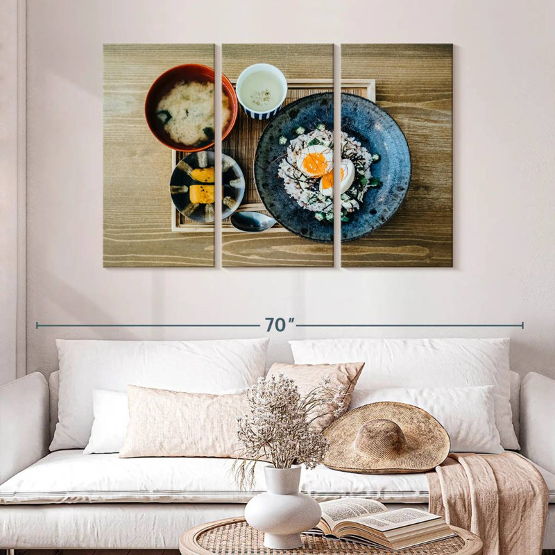 Repas japonais Yarlin, H 32 po x l 50 po