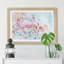 Japanese Cherry Tree In Pink - Single Picture Frame Painting-48301068-48301067