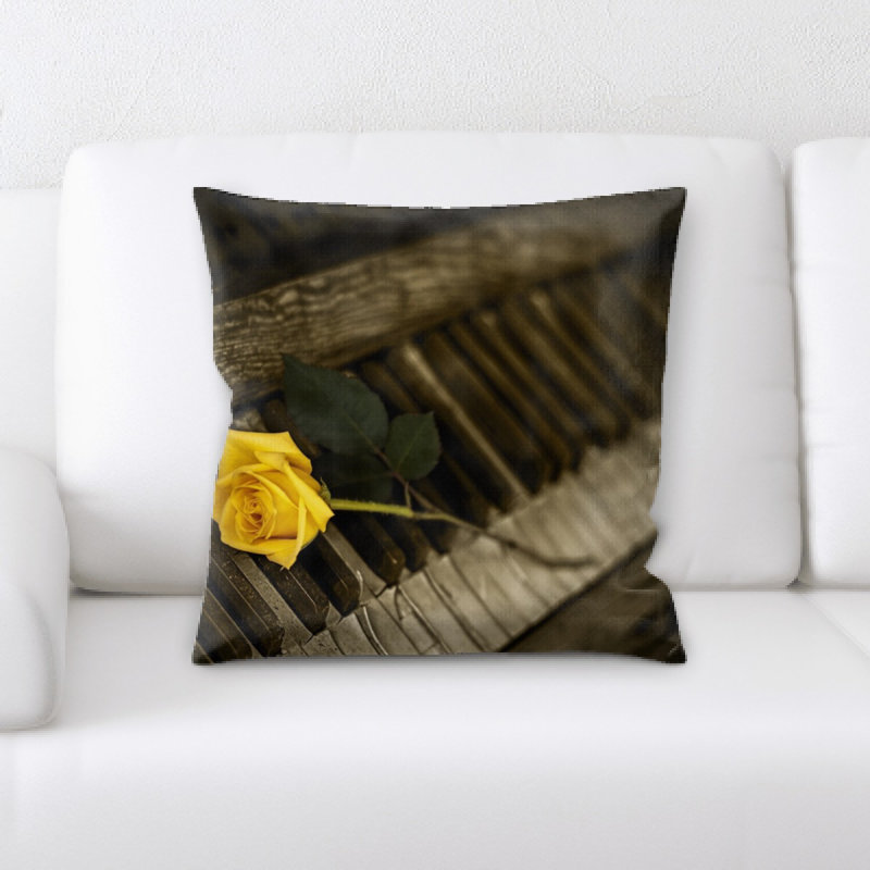 Coussin décoratif piano