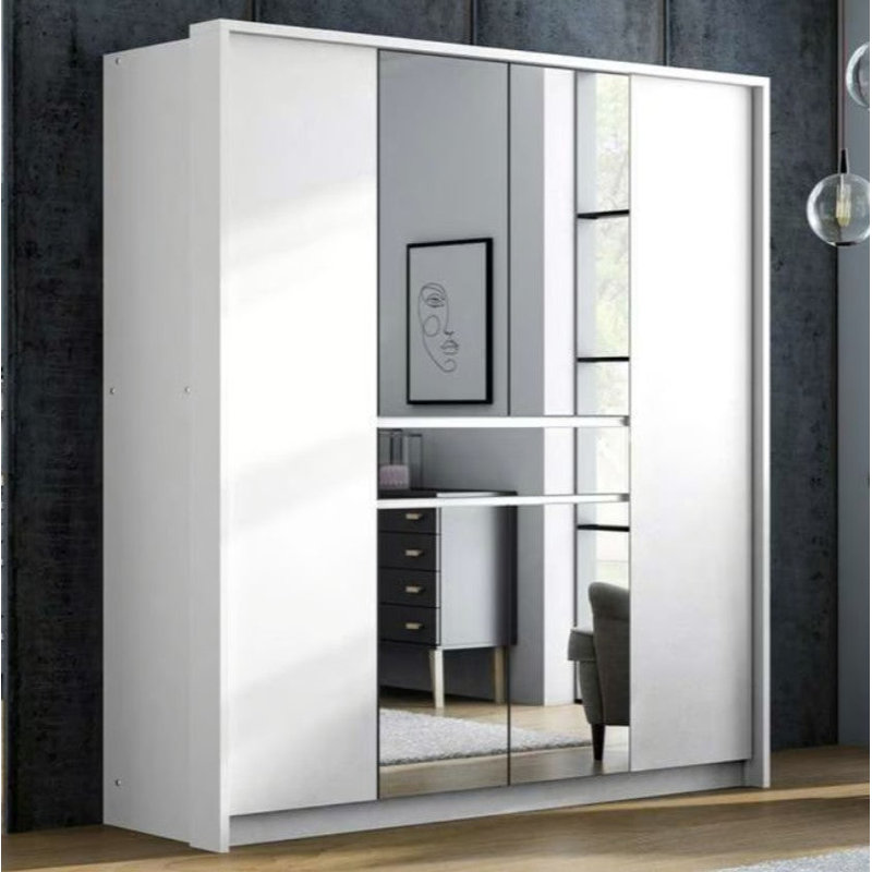 Bolius Manufactured Wood Wardrobe, White