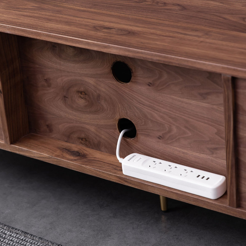Meuble télé moderne de style américain, 70.87"