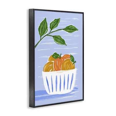  Bowl Of Oranges Framed Giclee Art by Martina Pavlova