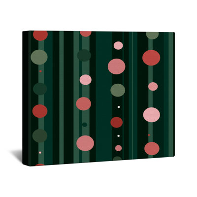 Polka Dots Canvas Gallery Wrap - Pattern Wall Decor in Many Sizes