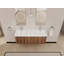 Meuble-lavabo mural 60 po avec lavabo, lavabo à double rebord épais en résine-1445001467-1445001445