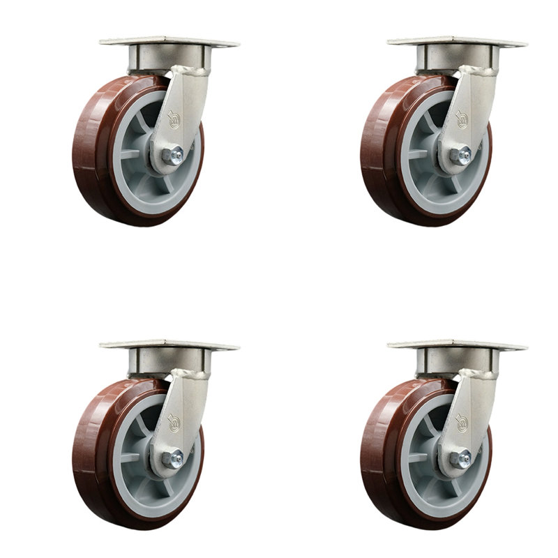 Roulettes pivotantes Kingpinless