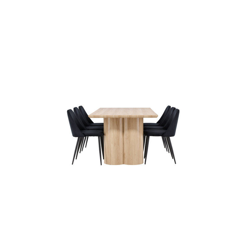 Ronquillo 6 - Person Dining Set, White