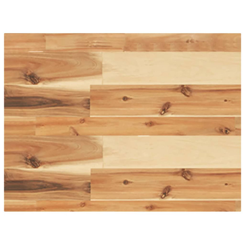 Alfie Solid Wood Table Top, 4cm H x 40cm W x 30cm D, Oil