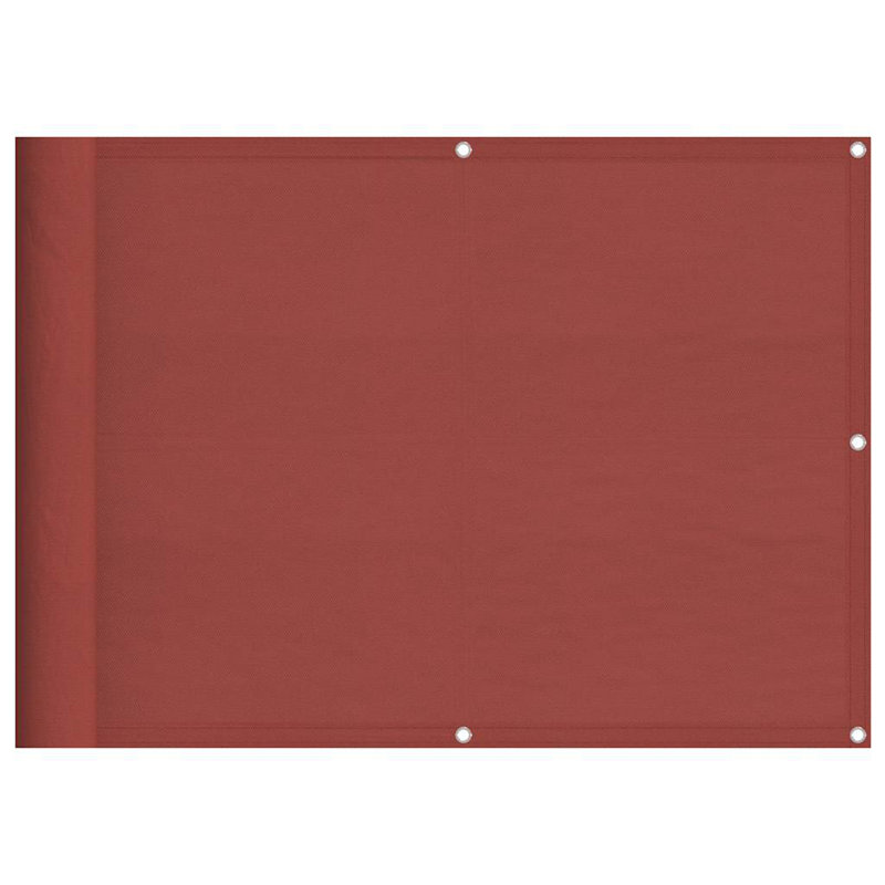 Balcony Screen, Red, 120cm H x 1000cm W