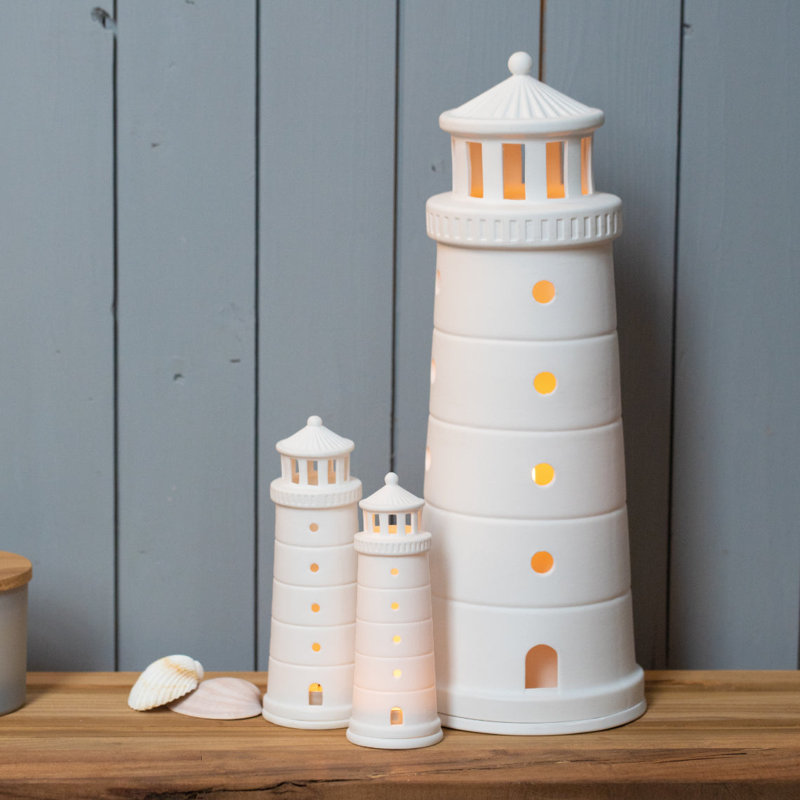 Beyond The Sea Lighthouse Tealight Holder - Large 15.7"