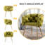 Chaise d'appoint de luxe en velours moderne-356424051