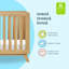 Otto 3-in-1 Convertible Mini Crib with 4" Mattress-98155356