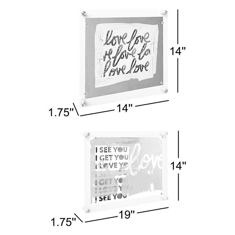 Pinwheel Mixed Picture Frame Set