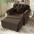 Fauteuil d'appoint Chesterfield avec repose-pieds 41,3 po Annalease