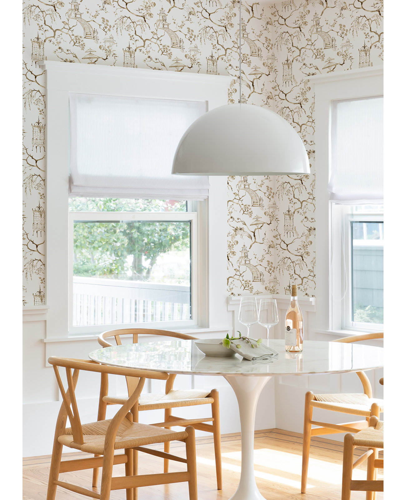 Breene NON-PASTED,UNPASTED Floral Wallpaper, Brown
