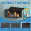 Metal Single Storage Cabinet ( 34.5cm H x 75cm W x 30cm D)-1276828984