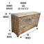 Commode 6 tiroirs Boho