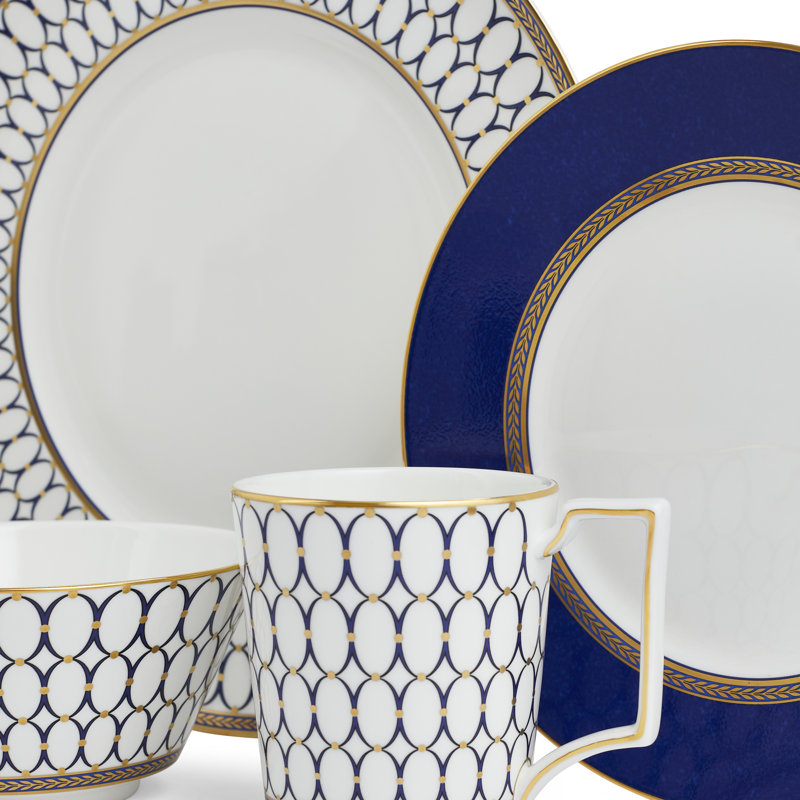 Renaissance Gold Bone China Dinnerware Set