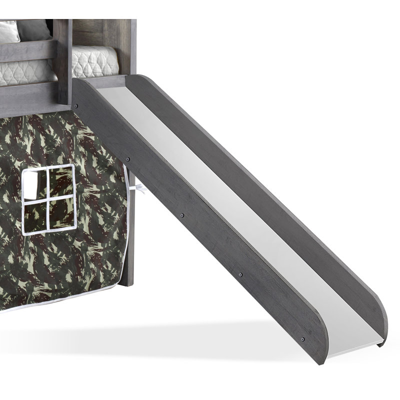 Slide Addition Bunk Bed Accessories, Antique Gray