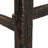 Fostoria Reclaimed Elm Wood Rectangular Coffee Table, Black-61150678