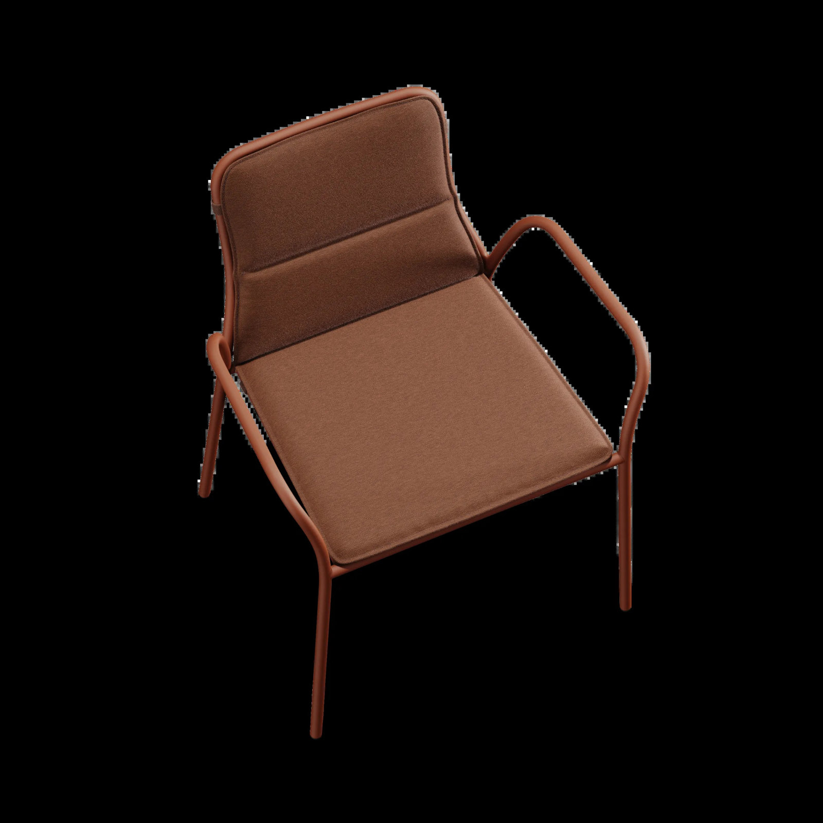 XY Stackable Sunbrella® Patio Armchair, Rust