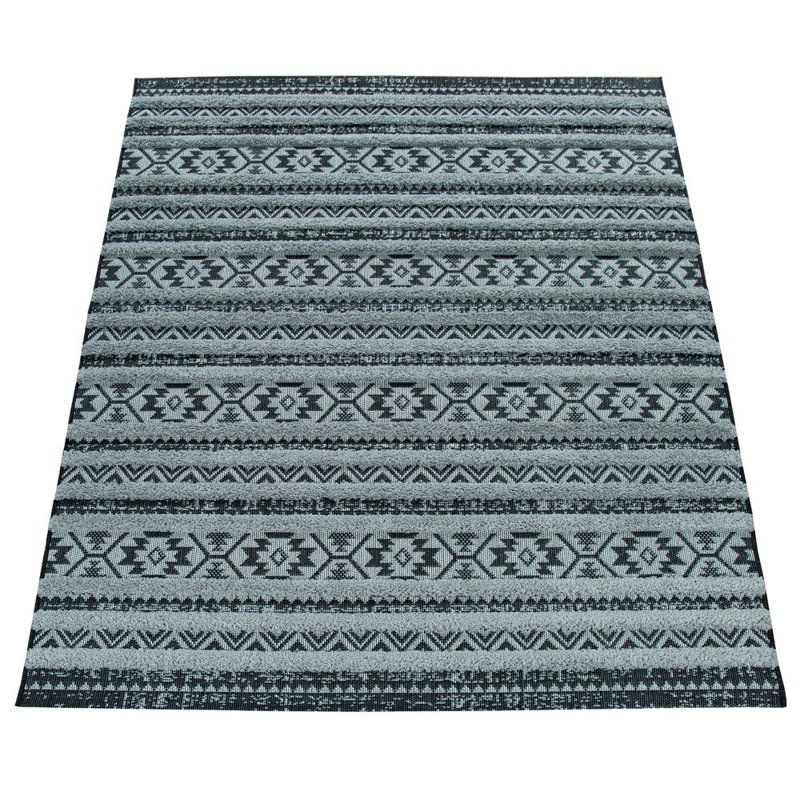 Wiggs Ikat Shag Indoor / Outdoor Area Rug, Rectangle 80 x 150cm