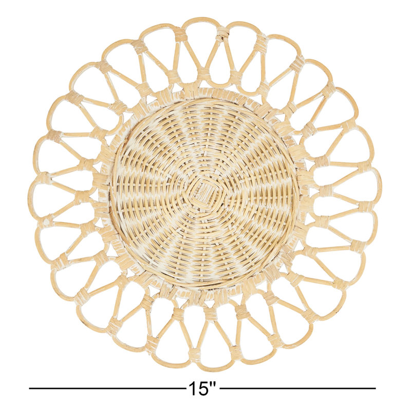 Ensemble de napperons 4 pièces Anika, Blanc