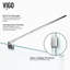 Cabine de douche à charnière sans cadre avec verre transparent 3/8 l 34 po x P 46 po x H 73 po Pacifica-50816878