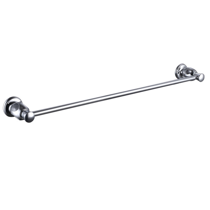24.1" Wall Mounted Towel Bar, Chrome