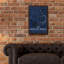 «Coffee Blueprint 1 1ndigo» par Marco Fabiano, art mural en verre acrylique-1789167226