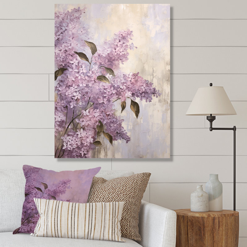Beautiful Lilac Dreamscape III, reproduction d'art sur toile, Toile tendue, H 20 po x l 12 po x P 1 po